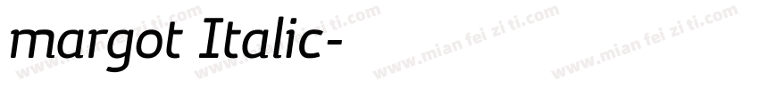 margot Italic字体转换